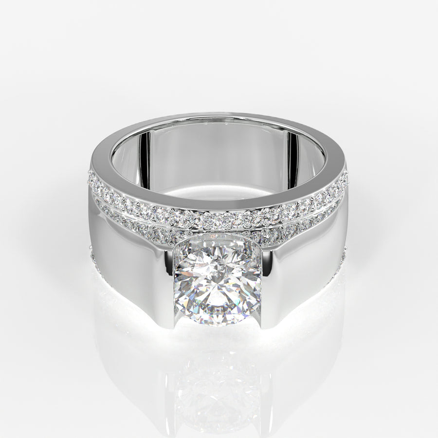 Shop Lab Grown Diamond, Matt Men's 14k Gold Ring