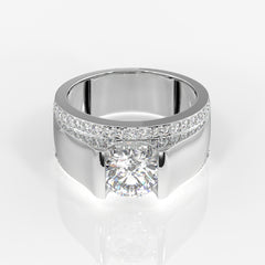 Shop Lab Grown Diamond, Matt Men's 14k Gold Ring
