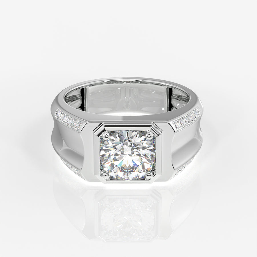 Shop Lab Grown Diamond, Men' s Unique Engagement 14k Gold Ring