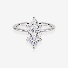 Shop Marquise Cut Lab Grown Diamond Classic Solitaire Engagement 14k Gold Ring