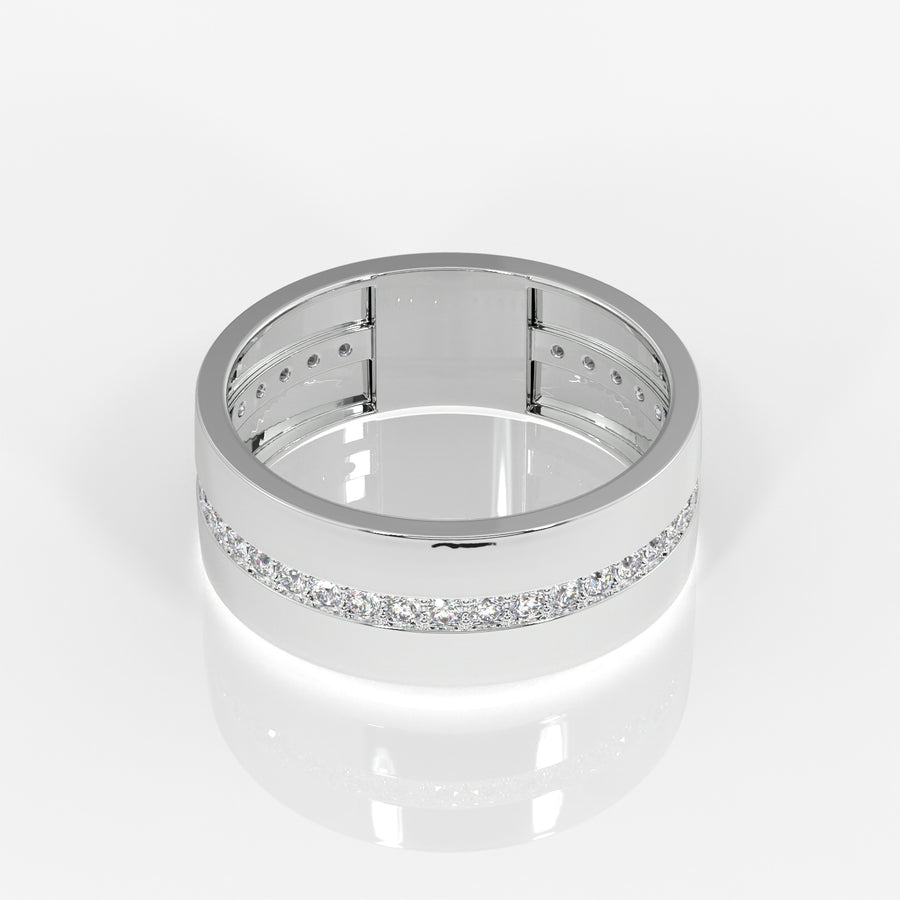 Shop Modern Nobility Lab Grown Diamond Men's 14K Yellow Gold Ring