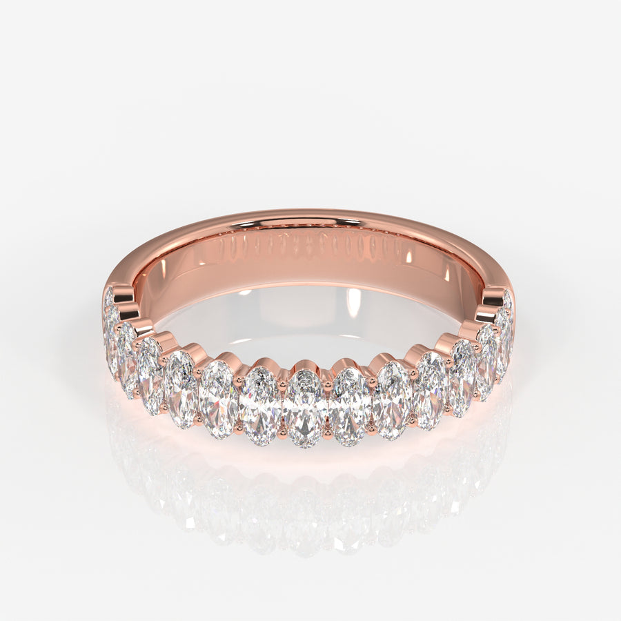 Shop Oval Cut Lab Grown Diamond Wedding 14k Gold Band Ring