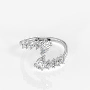 Shop Pear Cut Moissanite Diamond Daily Wear 18K Gold Ring