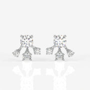 Shop Radiant Star Lab Grown Stud 14k Gold Earrings