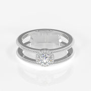 Shop Regal Crown Lab Grown Diamond Men's 14K Yellow Gold Ring