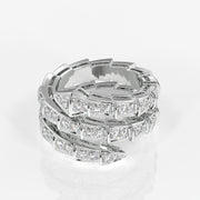 Shop Round Cut Lab Grown Diamond Eternity 14K Gold Band Ring