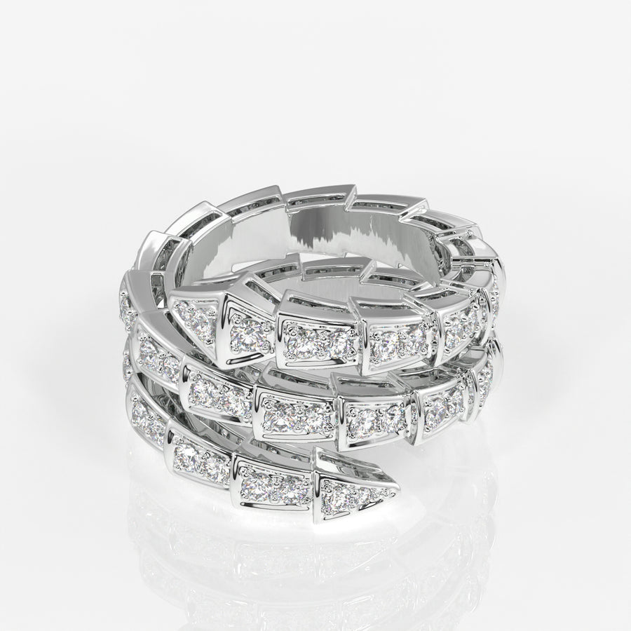Shop Round Cut Lab Grown Diamond Eternity 14K Gold Band Ring
