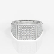 Shop Royal Grid Lab Grown Diamond Men's 14K Yellow Gold Ring