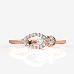 Shop Teardrop Glow Lab Grown Diamond 18k Gold Ring