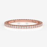 Shop Women's Round Cut Moissanite Diamond 18K Gold Bangle