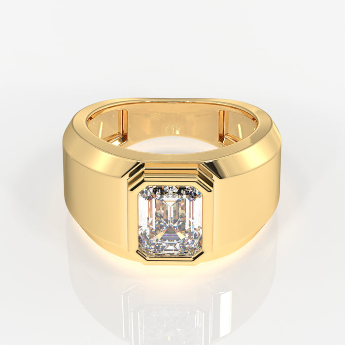 Ultimate Prestige Lab Grown Diamond Men's 14K Yellow Gold Ring
