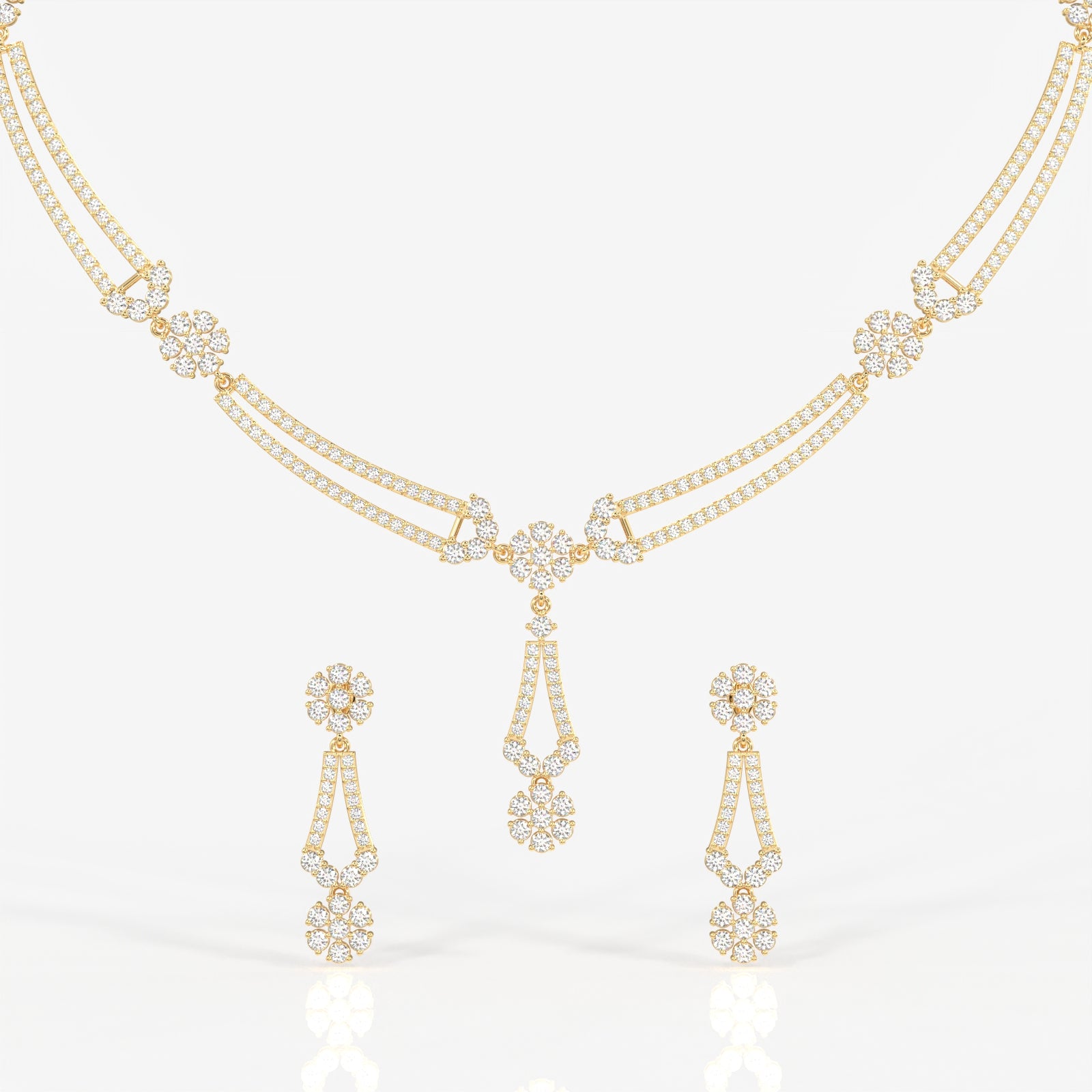 Vienna Lab Grown Diamond Luxe 14k Gold Necklace