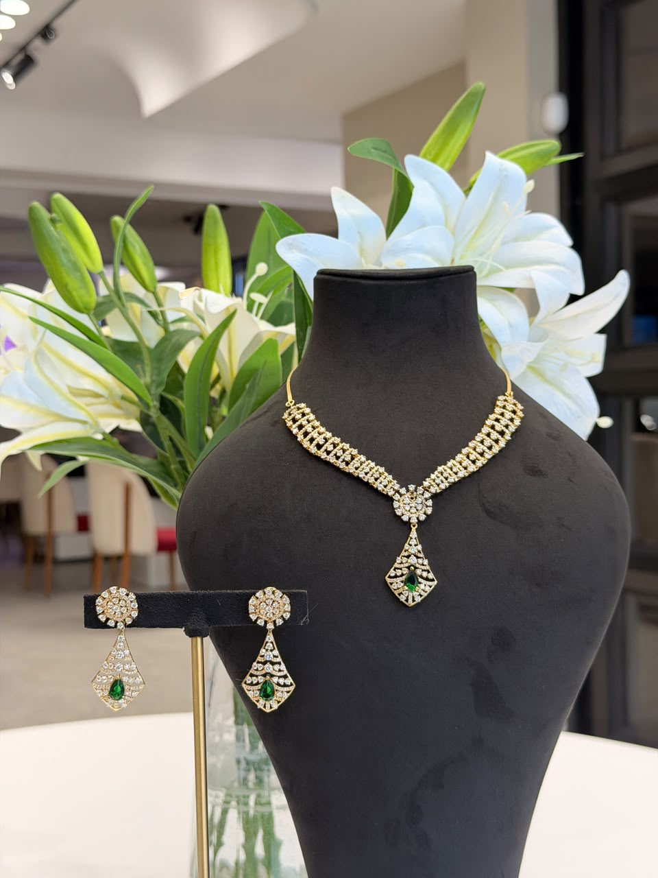 Luxe Radiance Moissanite Diamond Sterling Silver Necklace