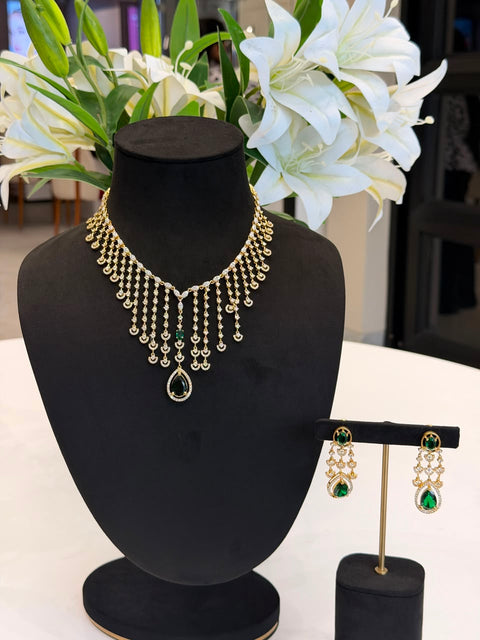 Lumière Royale Moissanite Diamond 14K Gold Necklace