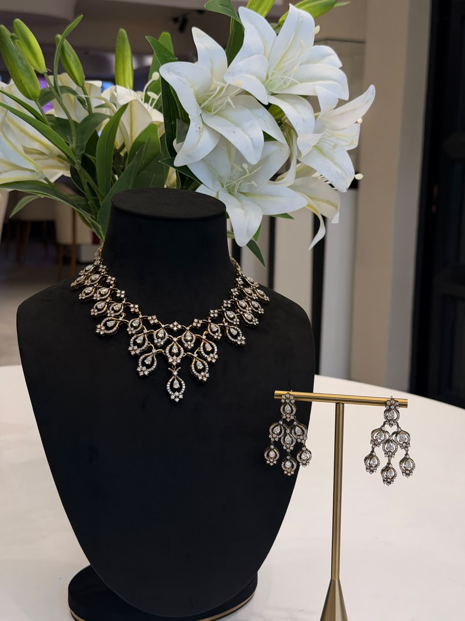 The Prestige Moissanite Diamond 14K Gold Necklace