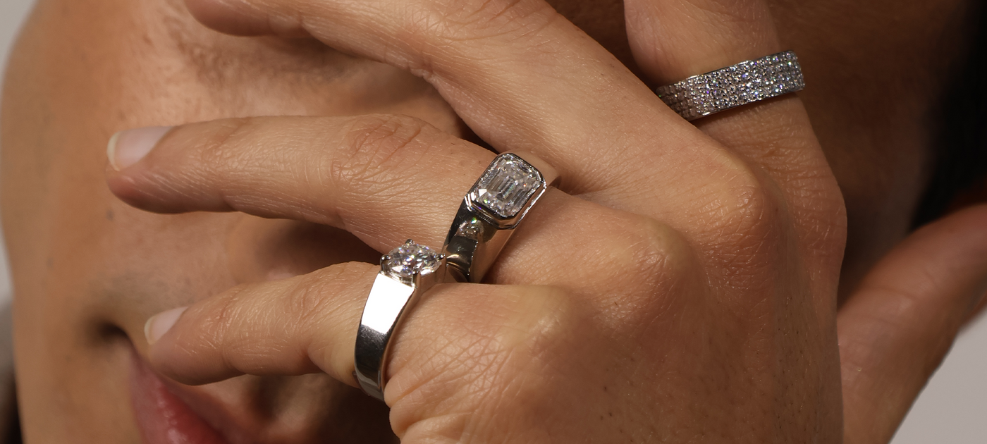 Brilliant Moissanite Jewellery For The Modern Man's Everyday Style