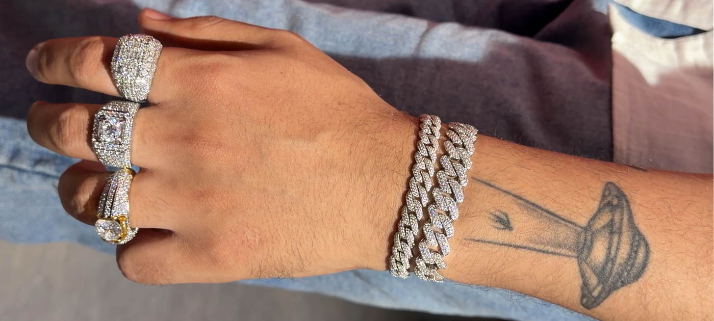 Strong Lab Grown Diamond Bracelets For Men's Everyday Wear
