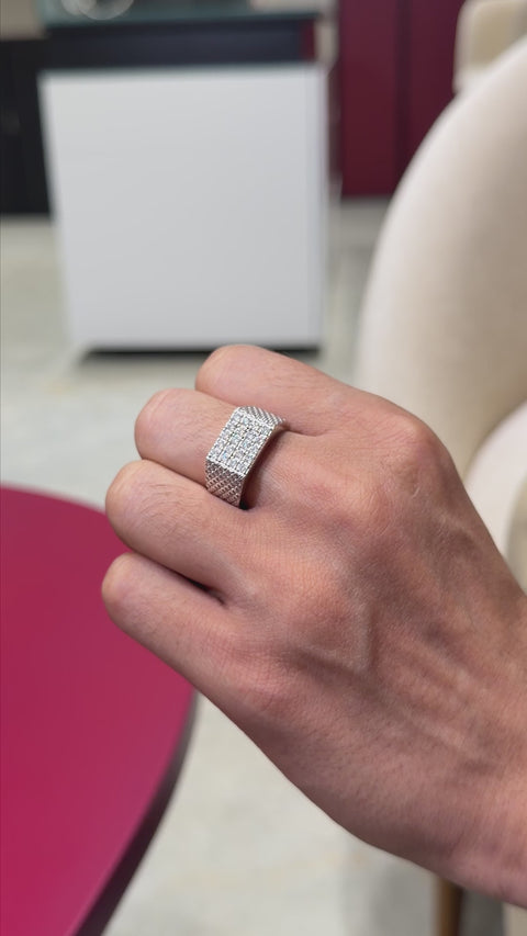 Luxe Heritage Lab Grown Diamond Men's 14K Yellow Gold Ring