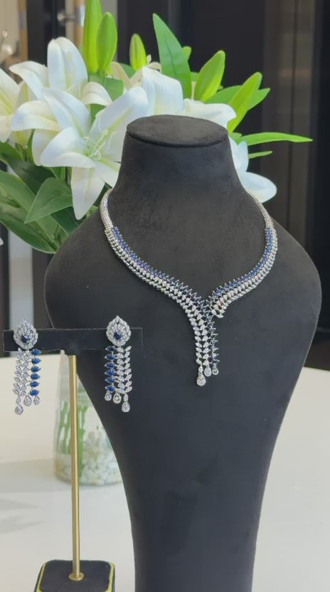 Royal Lumina Moissanite Diamond Sterling Silver Necklace