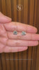 Round Cut Moissanite Diamond Certified Stud 18k Earrings