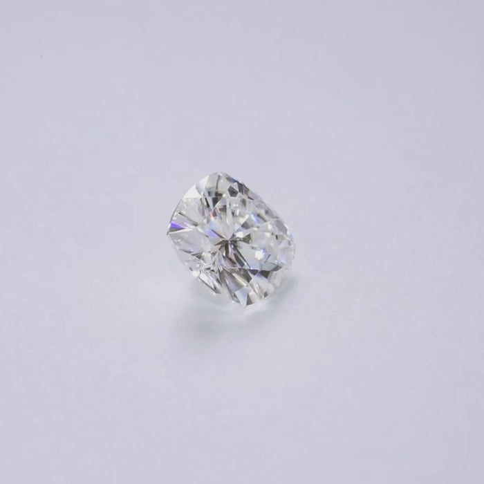 Cushion Cut Certified Moissanite Diamond D VVS1 Video