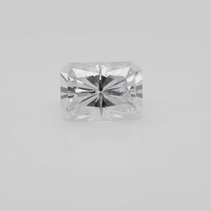 Radiant Cut Certified Moissanite Diamond D VVS1