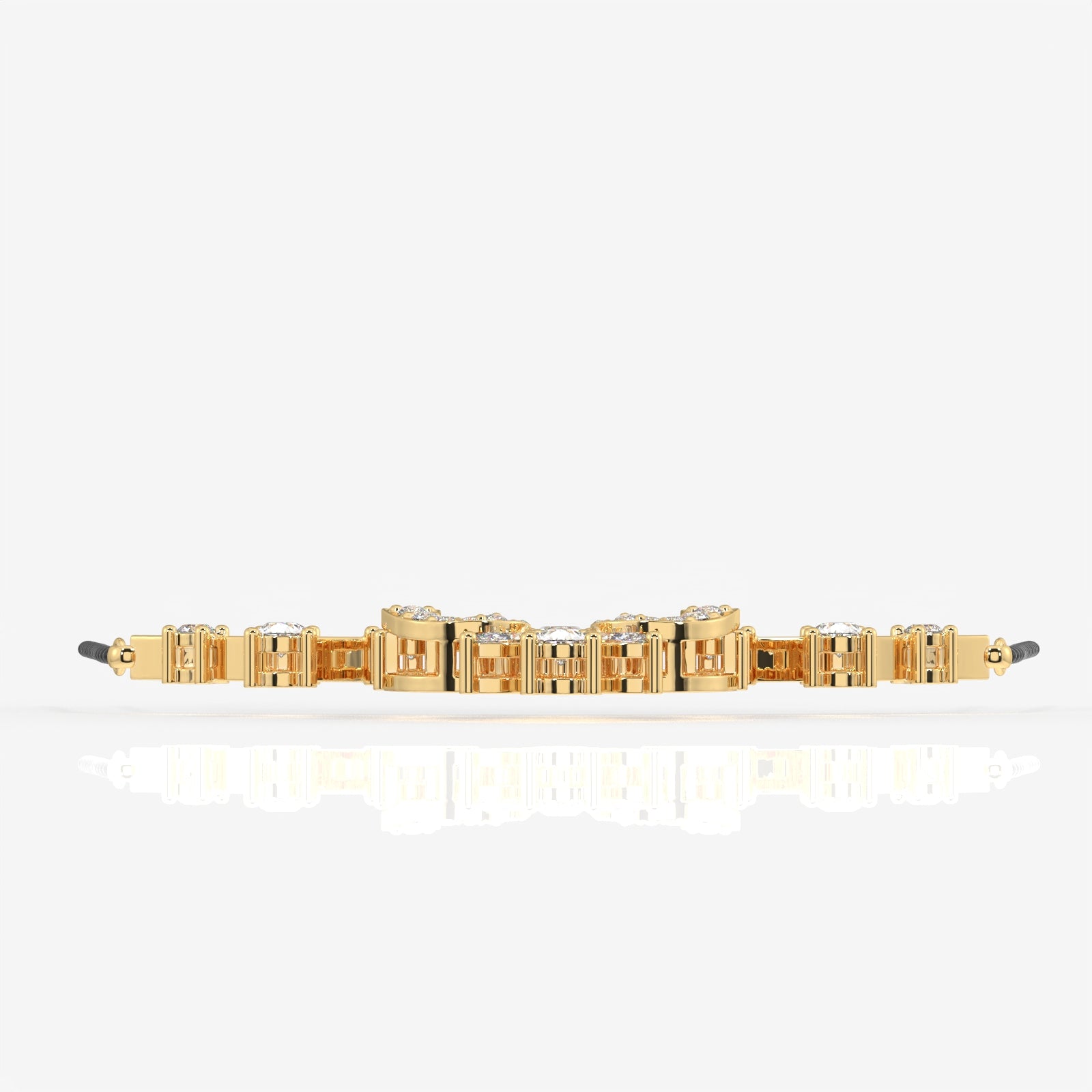 Women's Lab Grown Diamond 14K Gold Mangalsutra