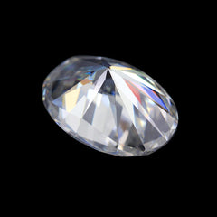 Oval Cut Certified Moissanite Diamond D VVS1